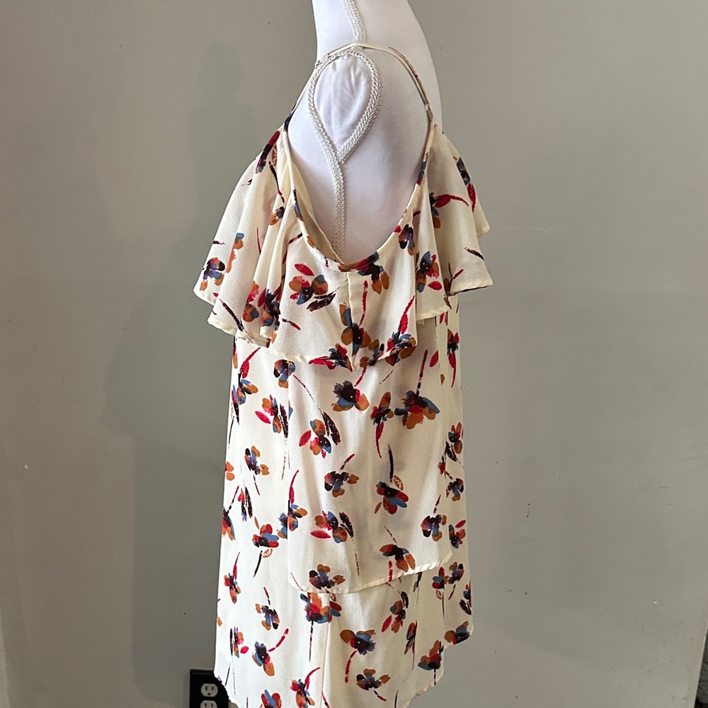 Entro Cream Floral Dress - Picture 4 of 6